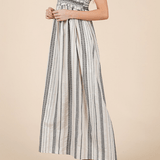 Louisa Stripe Smocked Midi Sundress - MTT Collective