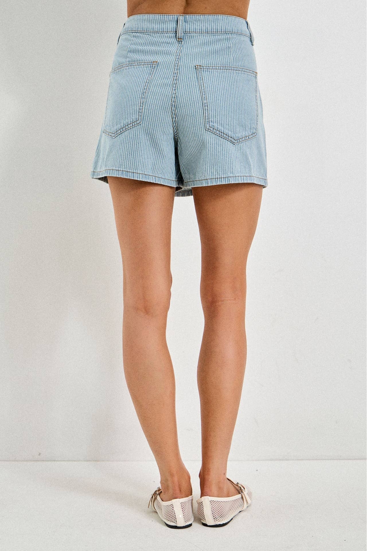 Louise Pinstripe Skort - MTT Collective