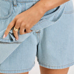 Louise Pinstripe Skort - MTT Collective