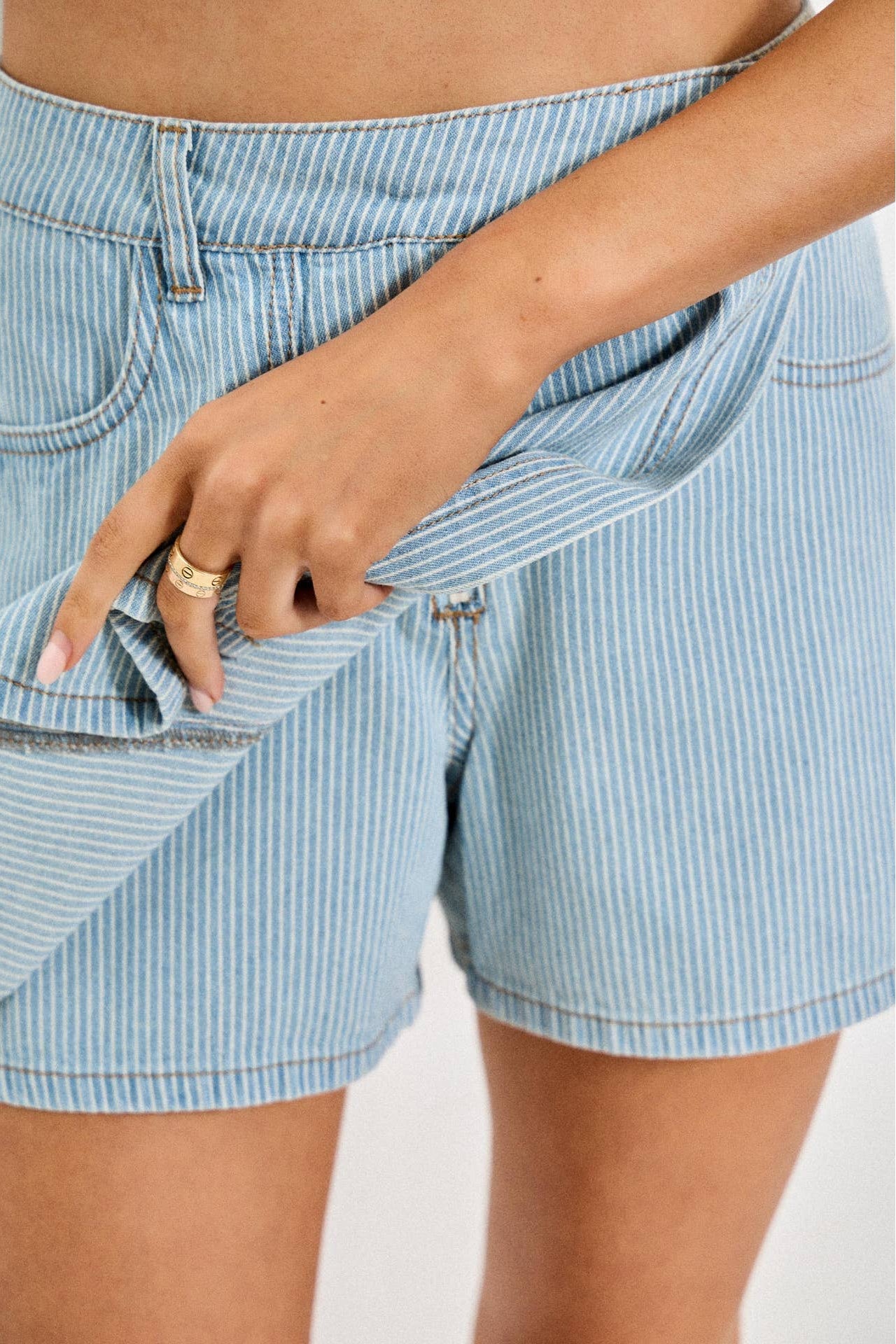 Louise Pinstripe Skort - MTT Collective