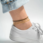 Luella Linked Hearts Anklet - MTT Collective