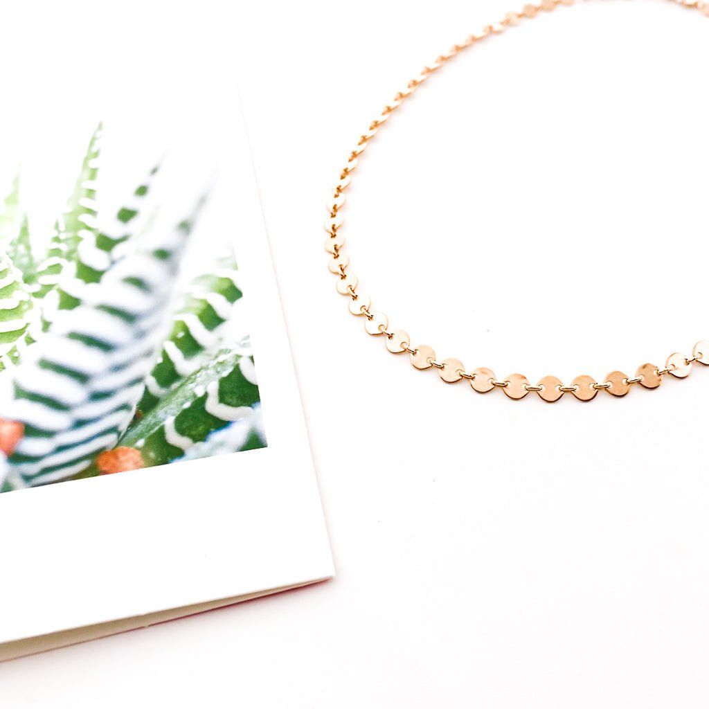 Luna Disc Chain Necklace - MTT Collective