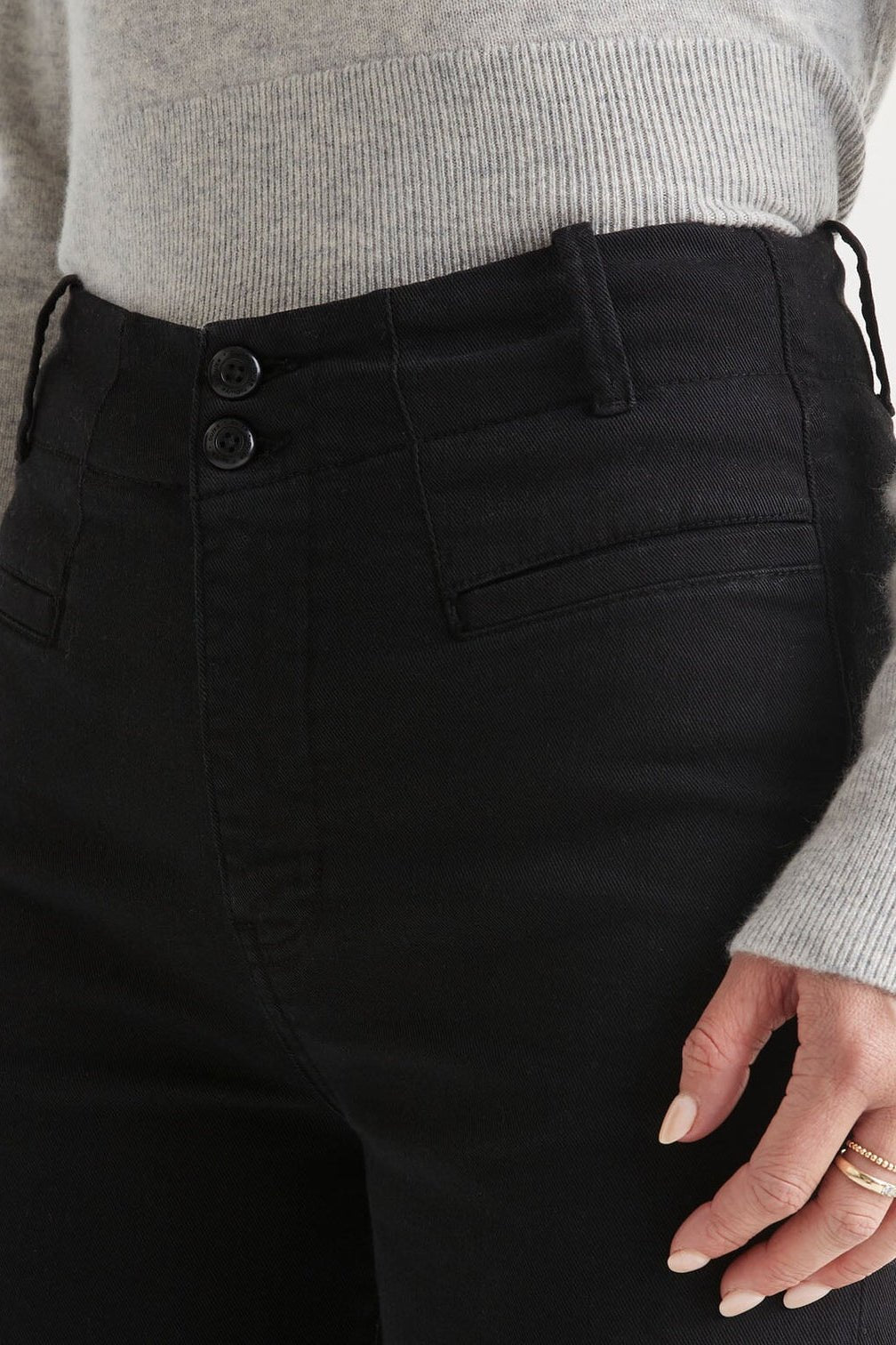 LuxTwill High Rise Trouser - MTT Collective