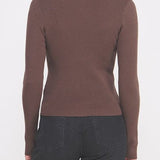 Lydia Lace - Trim Ribbed Square - Neck Top - MTT Collective