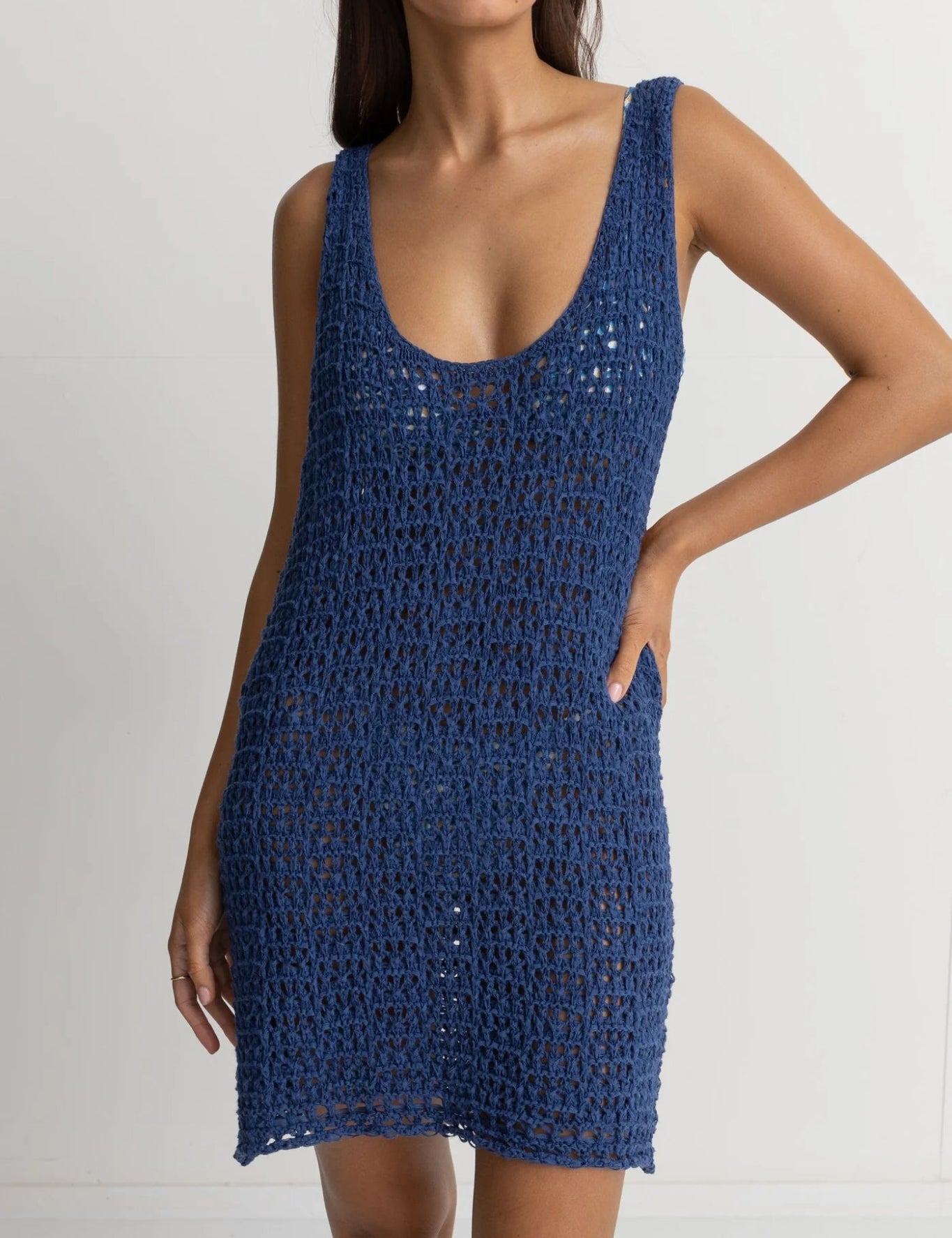 Maddie Knit Scoop Neck Mini Dress - MTT Collective