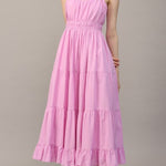 Mae Shirred Waist Tiered Cami Dress - MTT Collective
