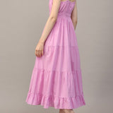 Mae Shirred Waist Tiered Cami Dress - MTT Collective