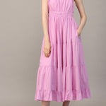 Mae Shirred Waist Tiered Cami Dress - MTT Collective