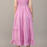 Mae Shirred Waist Tiered Cami Dress - MTT Collective