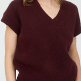 Maeve V - Neck Knit Sweater Vest - MTT Collective