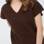 Maeve V - Neck Knit Sweater Vest - MTT Collective