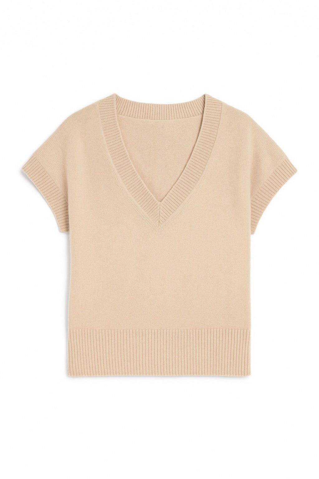 Maeve V - Neck Knit Sweater Vest - MTT Collective