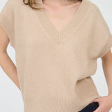 Maeve V - Neck Knit Sweater Vest - MTT Collective