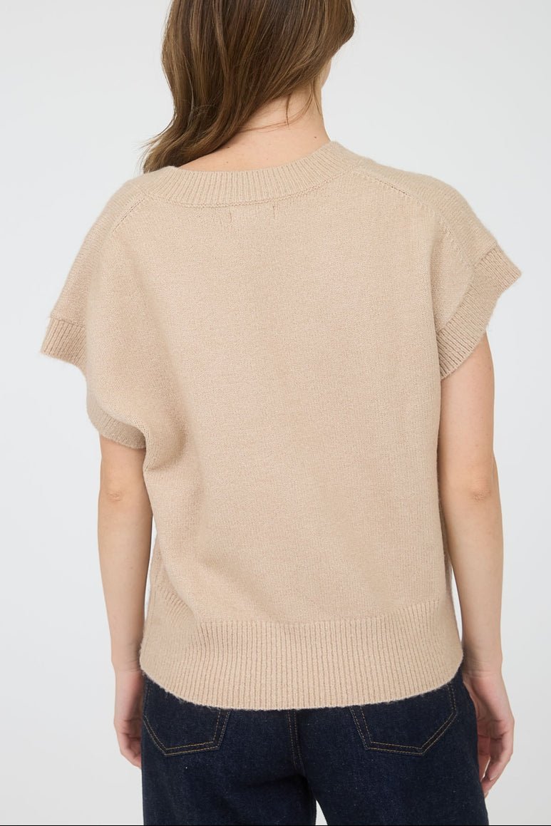 Maeve V - Neck Knit Sweater Vest - MTT Collective