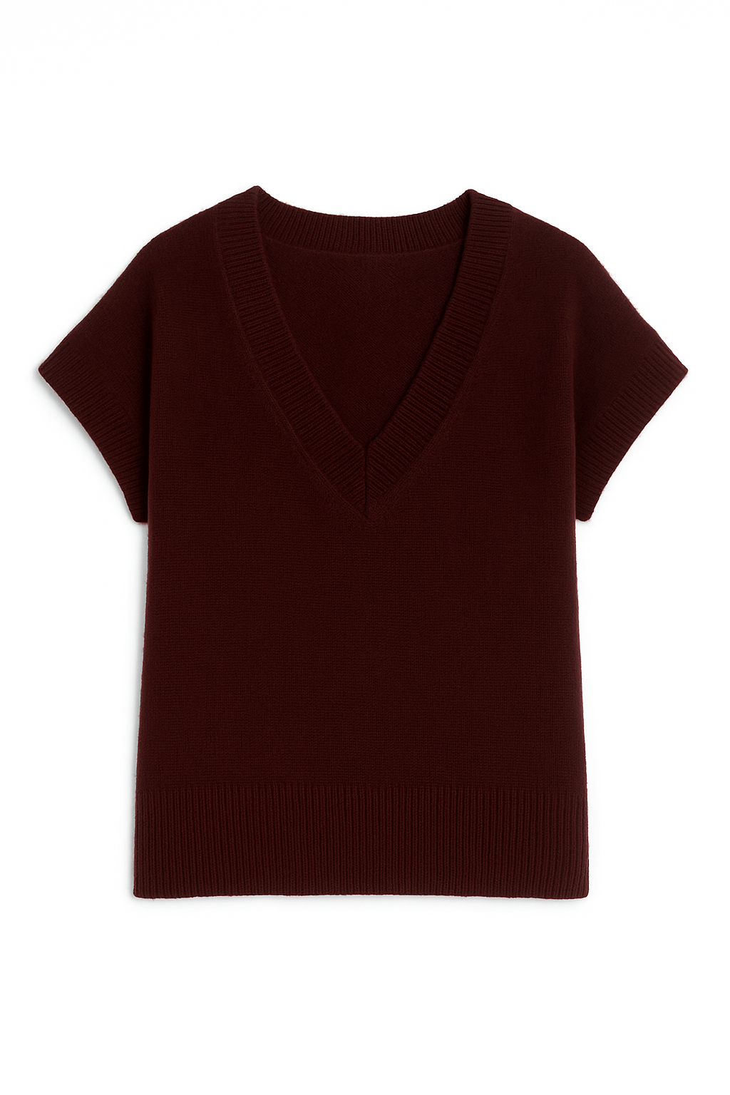 Maeve V - Neck Knit Sweater Vest - MTT Collective