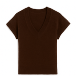 Maeve V - Neck Knit Sweater Vest - MTT Collective