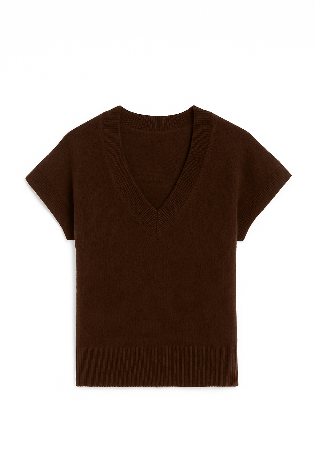 Maeve V - Neck Knit Sweater Vest - MTT Collective