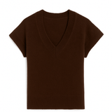 Maeve V - Neck Knit Sweater Vest - MTT Collective