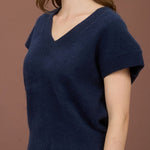 Maeve V - Neck Knit Sweater Vest - MTT Collective