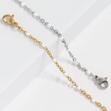 Maggie White Confetti Chain Bracelet - MTT Collective