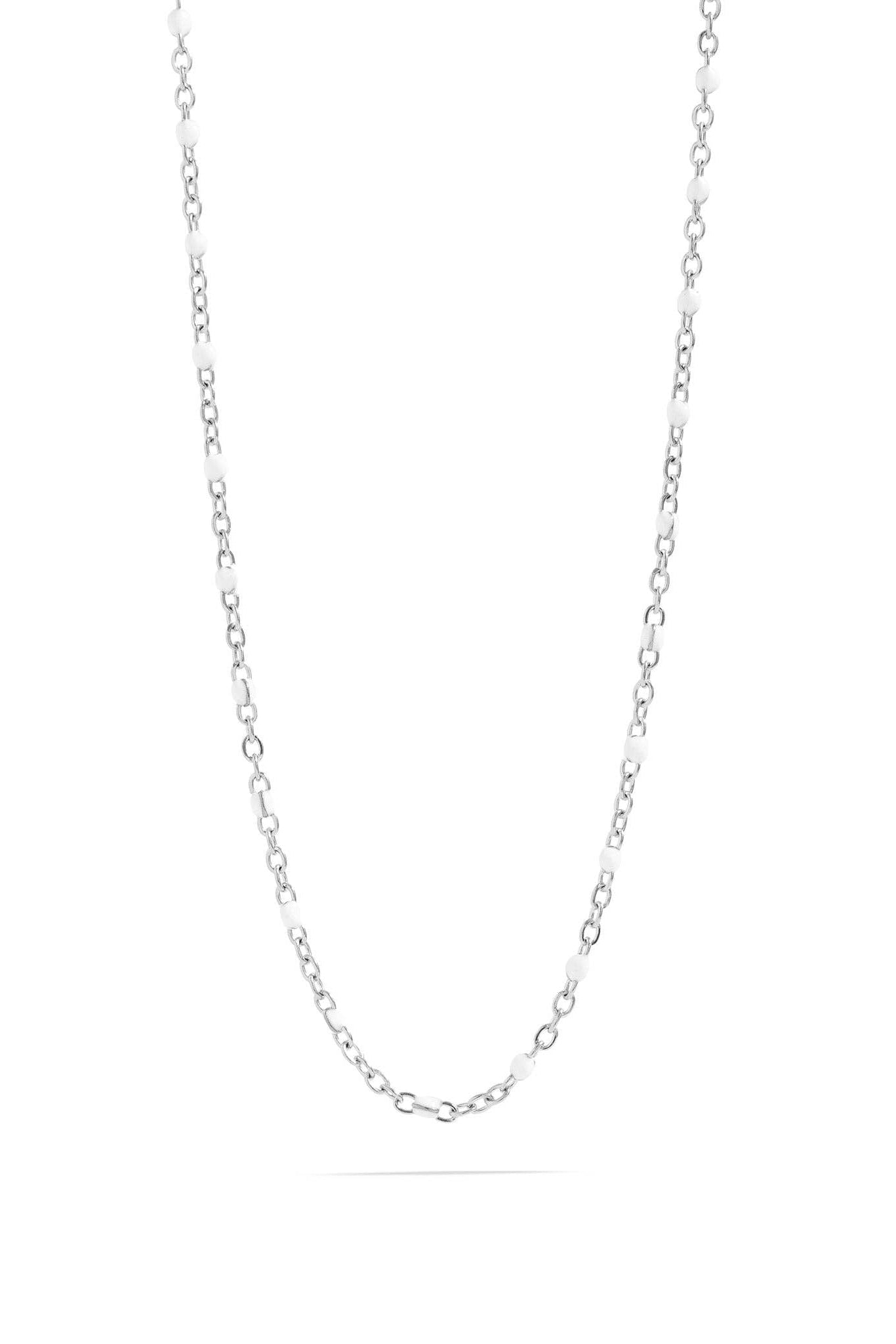 Maggie White Confetti Chain Necklace - MTT Collective