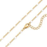 Maggie White Confetti Chain Necklace - MTT Collective