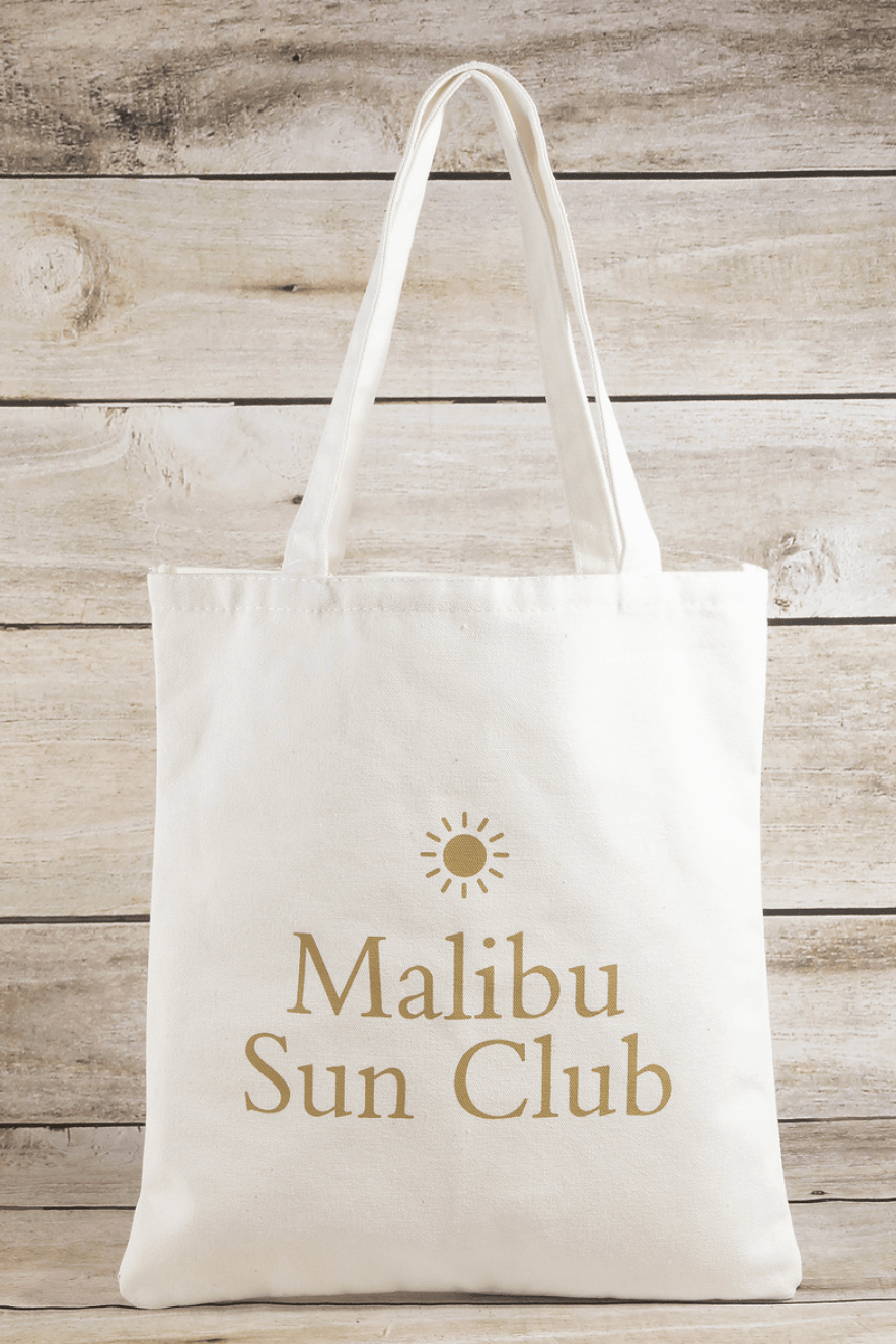 Malibu Sun Club Graphic Tote Bag - MTT Collective