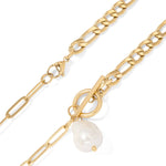 Mallory Freshwater Pearl Charm Necklace - MTT Collective