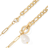 Mallory Freshwater Pearl Charm Necklace - MTT Collective