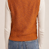 Mallory V - Neck Slub Textured Vest - MTT Collective