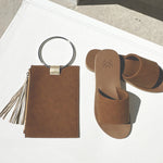 Malvados Ellie II Slide Sandal - Saddle