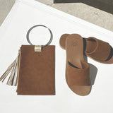 Malvados Ellie II Slide Sandal - Saddle