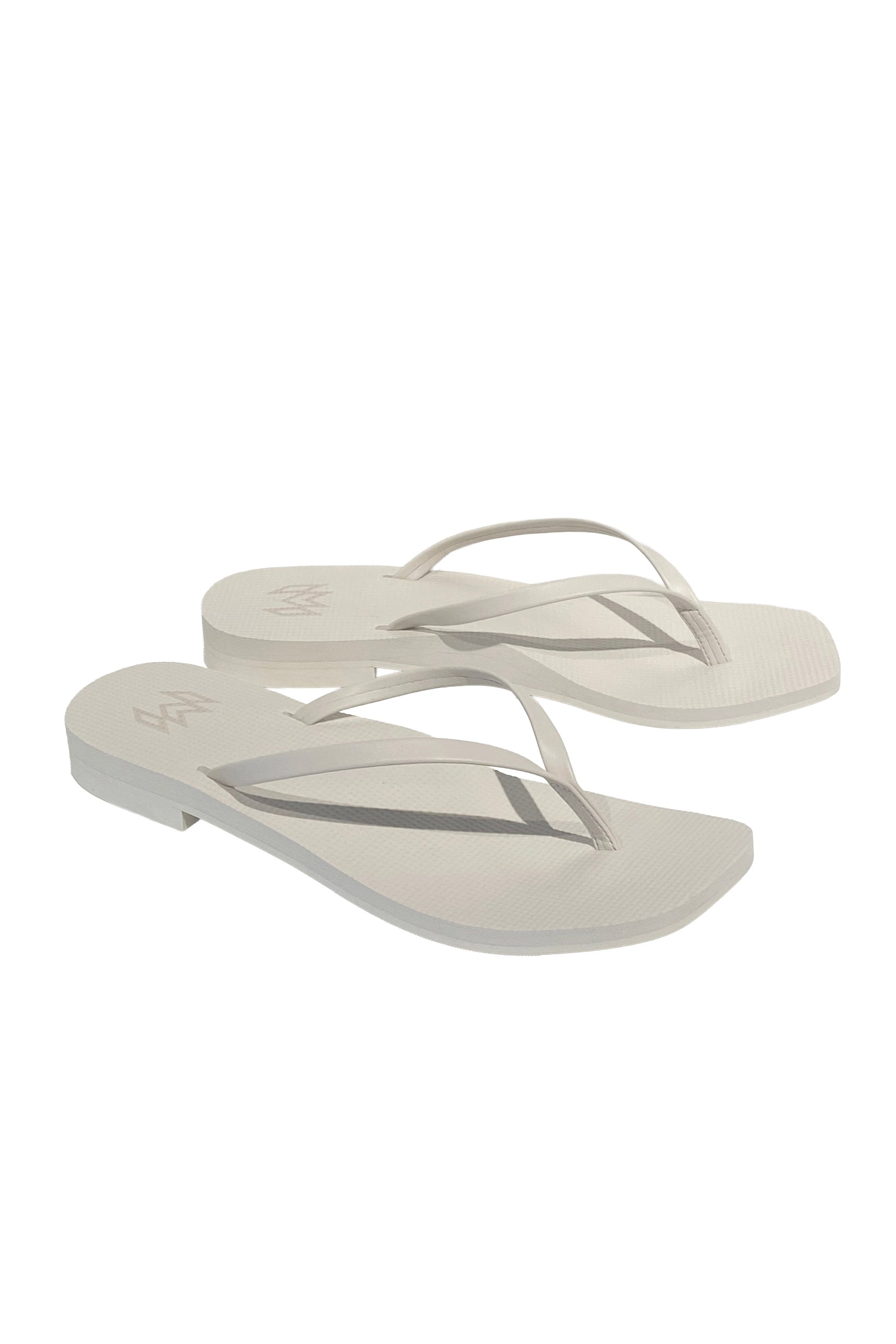 Malvados Lola flip flop sandal in Ash — angle view