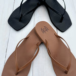Malvados Lola Flat Sandal - Noir