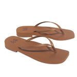 Malvados Lola flip flop sandal in Sienna — angle view