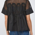 Marceline Mesh Applique Top - MTT Collective