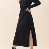 Margo V - Neck Sweater Midi Dress - MTT Collective