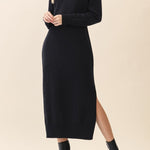 Margo V - Neck Sweater Midi Dress - MTT Collective