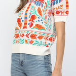 Mariah Short Sleeve Sweater Top - MTT Collective