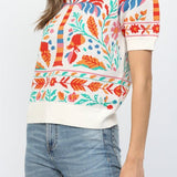 Mariah Short Sleeve Sweater Top - MTT Collective