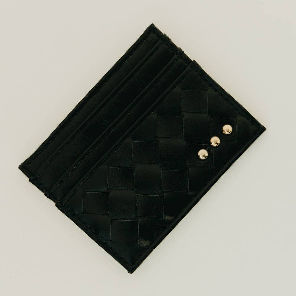 Mariah Woven Small Card Holder Wallet - MTT Collective