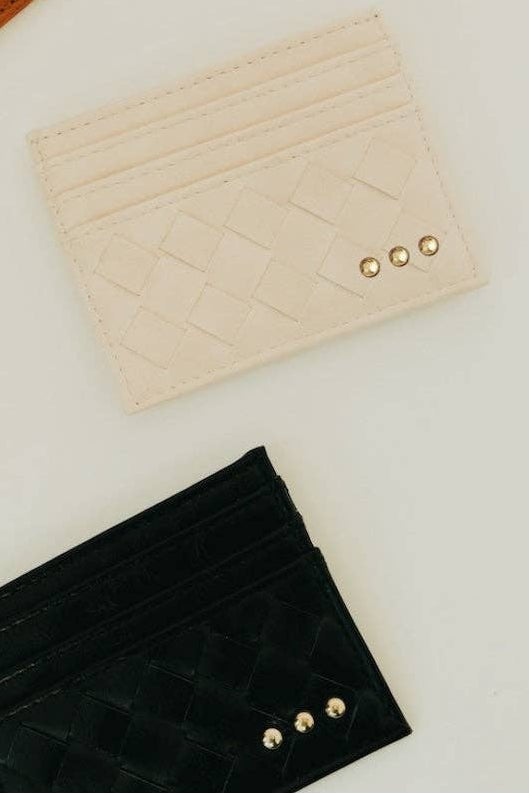 Mariah Woven Small Card Holder Wallet - MTT Collective