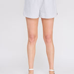Mariam Pinstripe Linen Shorts - MTT Collective