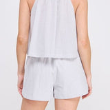 Mariam Seersucker Sleeveless Top - MTT Collective