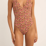 Marie Floral Classic One Piece - MTT Collective