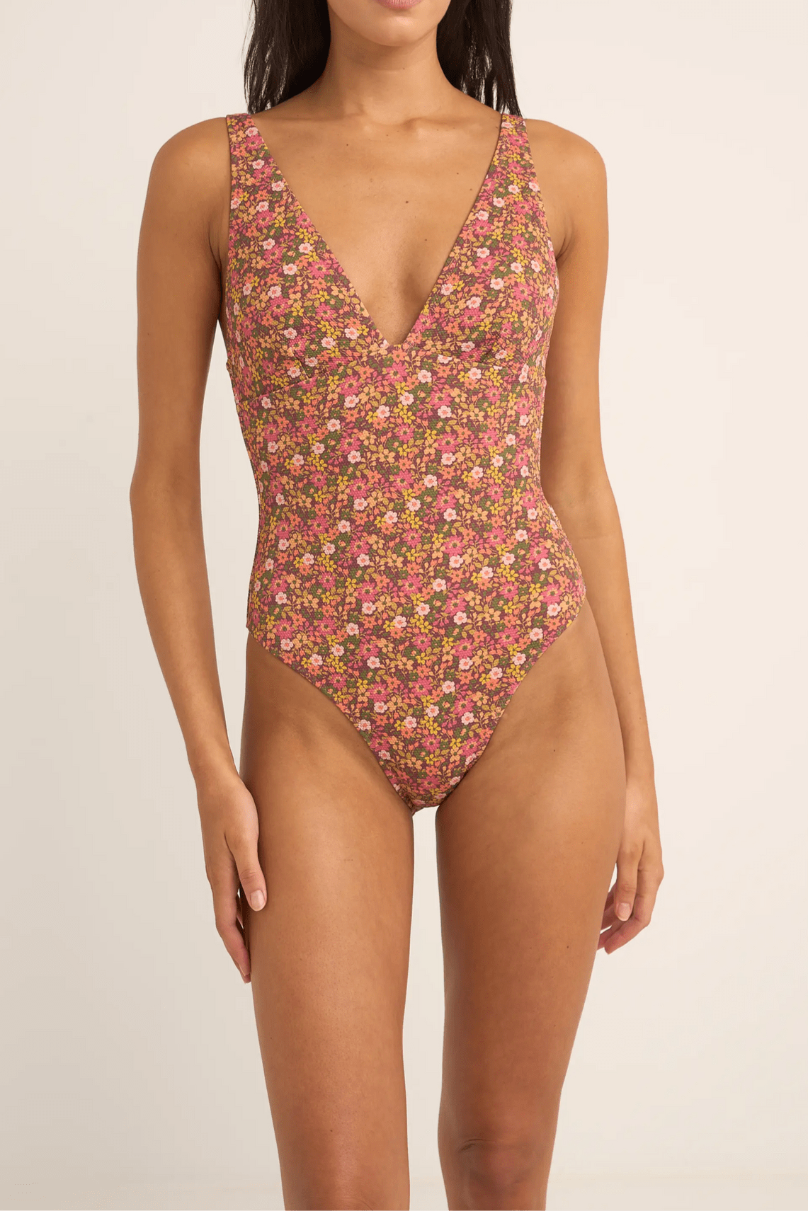 Marie Floral Classic One Piece - MTT Collective