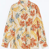 Marigold Floral Button - Up Shirt - MTT Collective