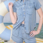 Marina Chambray Button Down - MTT Collective