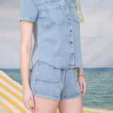 Marina Chambray Button Down - MTT Collective