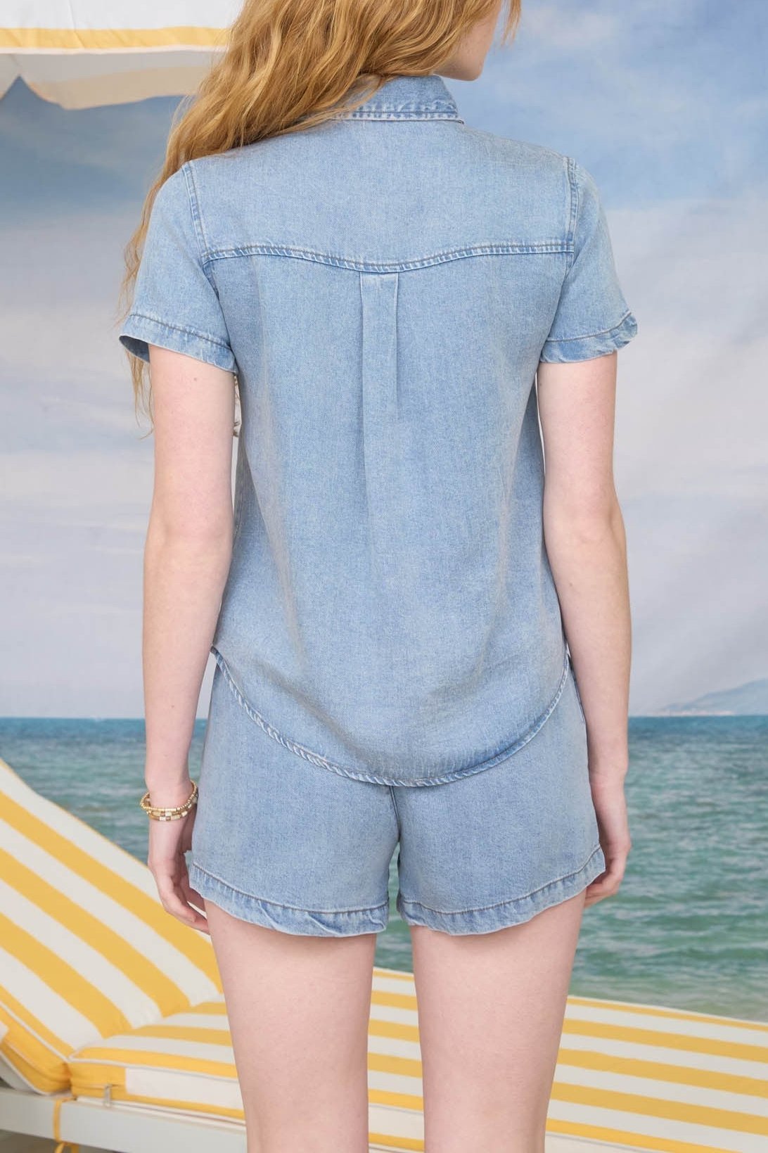 Marina Chambray Button Down - MTT Collective